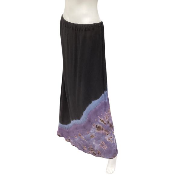 Vintage Carole Dolighan Set Women’s Size XL Long Skirt+Asymmetrical Top Tye Dyed - Picture 7 of 10